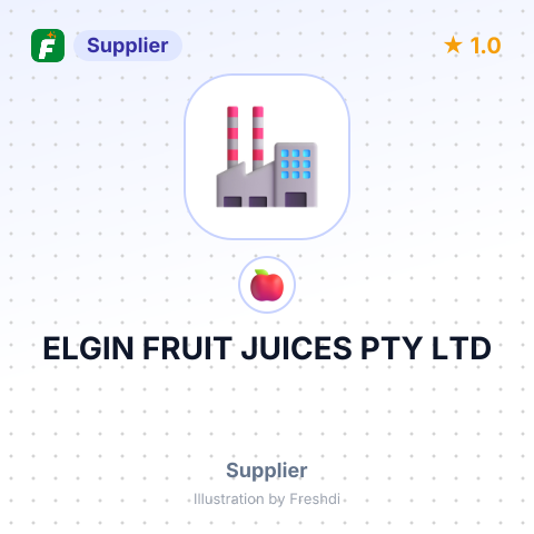 ELGIN FRUIT JUICES PTY LTD – summary card, no photo uploaded yet