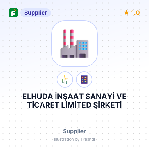 ELHUDA İNŞAAT SANAYİ VE TİCARET LİMİTED ŞİRKETİ – summary card, no photo uploaded yet