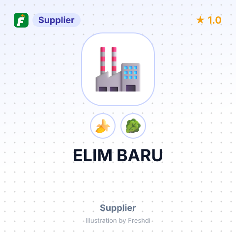 ELIM BARU – summary card, no photo uploaded yet