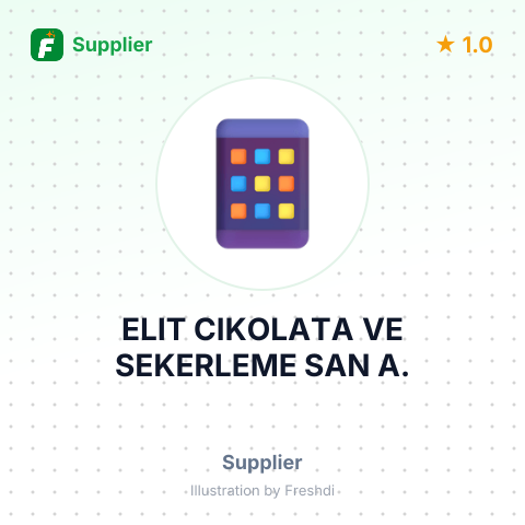 ELIT CIKOLATA VE SEKERLEME SAN A. – summary card, no photo uploaded yet