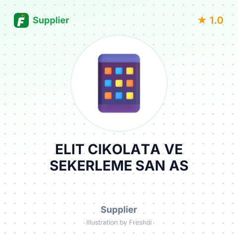 ELIT CIKOLATA VE SEKERLEME SAN AS – summary card, no photo uploaded yet