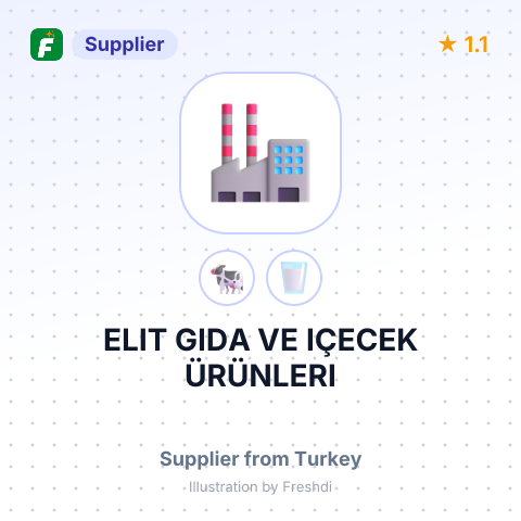 ELIT GIDA VE IÇECEK ÜRÜNLERI – summary card, no photo uploaded yet