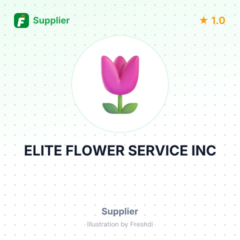 ELITE FLOWER SERVICE INC – summary card, no photo uploaded yet