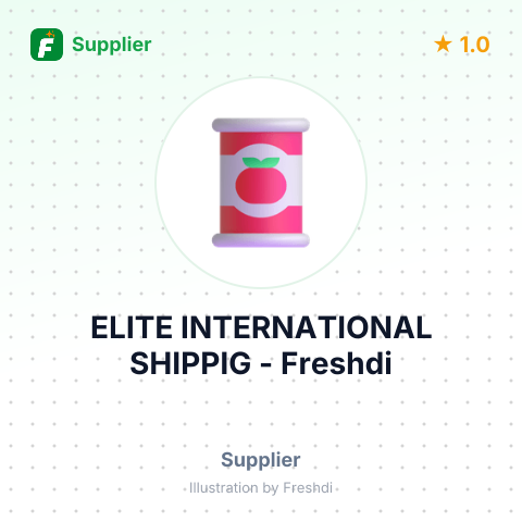 ELITE INTERNATIONAL SHIPPIG – summary card, no photo uploaded yet
