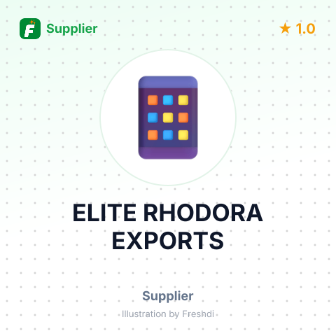 ELITE RHODORA EXPORTS – summary card, no photo uploaded yet