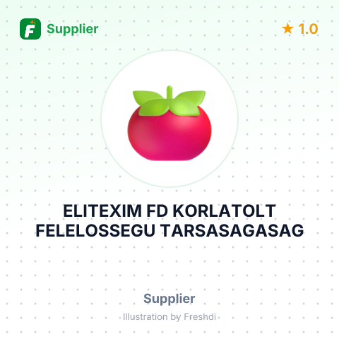 ELITEXIM FD KORLATOLT FELELOSSEGU TARSASAGASAG – summary card, no photo uploaded yet