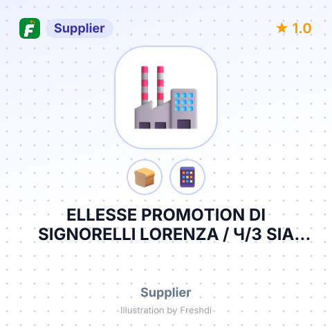 ELLESSE PROMOTION DI SIGNORELLI LORENZA / Ч/З SIA WELLMAN LOGISTICS, LATVIA – summary card, no photo uploaded yet