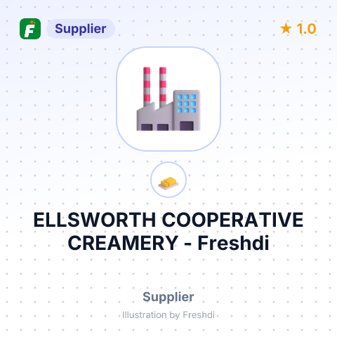 ELLSWORTH COOPERATIVE CREAMERY – summary card, no photo uploaded yet