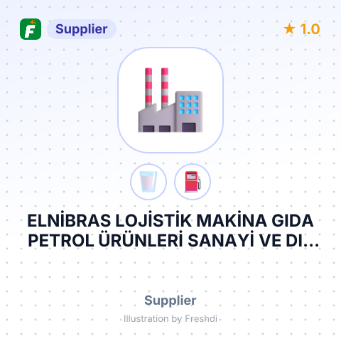 ELNİBRAS LOJİSTİK MAKİNA GIDA PETROL ÜRÜNLERİ SANAYİ VE DIŞ TİCARET LİMİTED ŞİRKETİ – summary card, no photo uploaded yet