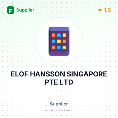 ELOF HANSSON SINGAPORE PTE LTD – summary card, no photo uploaded yet