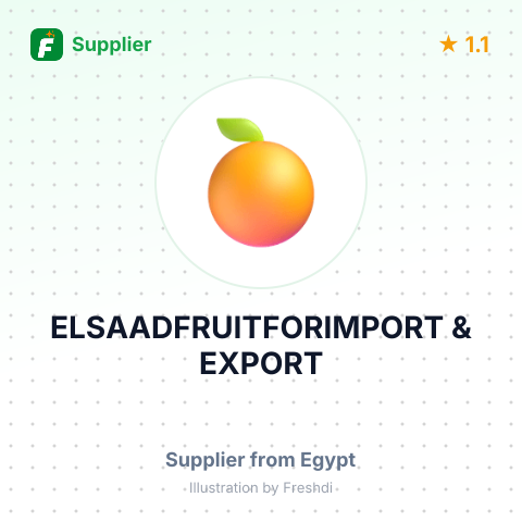 ELSAADFRUITFORIMPORT & EXPORT – summary card, no photo uploaded yet
