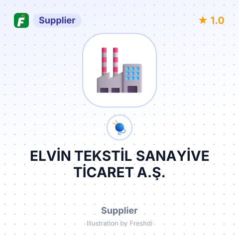ELVİN TEKSTİL SANAYİVE TİCARET A.Ş. – summary card, no photo uploaded yet