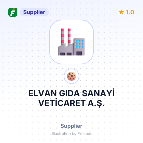 ELVAN GIDA SANAYİ VETİCARET A.Ş. – summary card, no photo uploaded yet