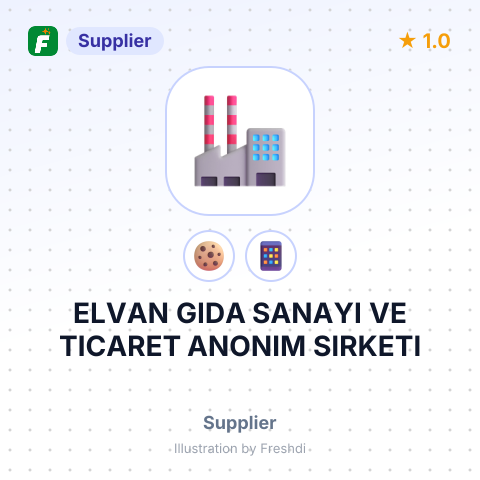 ELVAN GIDA SANAYI VE TICARET ANONIM SIRKETI – summary card, no photo uploaded yet