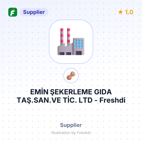 EMİN ŞEKERLEME GIDA TAŞ.SAN.VE TİC. LTD – summary card, no photo uploaded yet