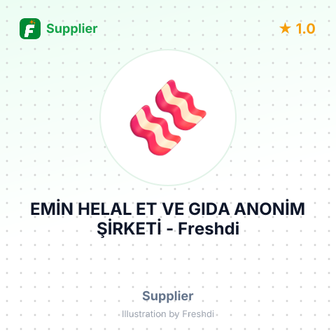 EMİN HELAL ET VE GIDA ANONİM ŞİRKETİ – summary card, no photo uploaded yet