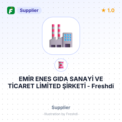 EMİR ENES GIDA SANAYİ VE TİCARET LİMİTED ŞİRKETİ – summary card, no photo uploaded yet