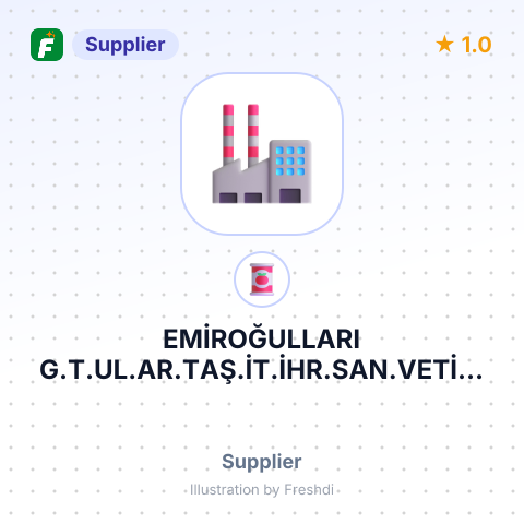 EMİROĞULLARI G.T.UL.AR.TAŞ.İT.İHR.SAN.VETİC. LTD – summary card, no photo uploaded yet