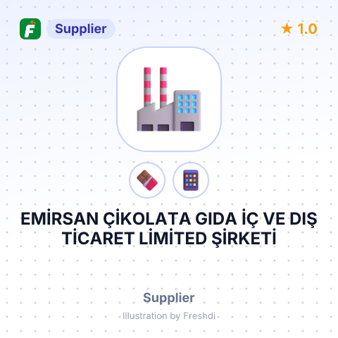 EMİRSAN ÇİKOLATA GIDA İÇ VE DIŞ TİCARET LİMİTED ŞİRKETİ – summary card, no photo uploaded yet