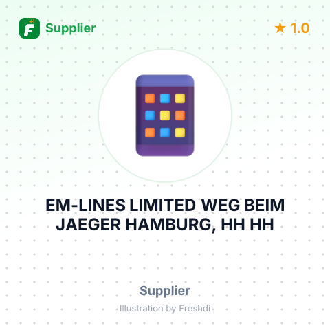 EM-LINES LIMITED WEG BEIM JAEGER HAMBURG, HH HH – summary card, no photo uploaded yet