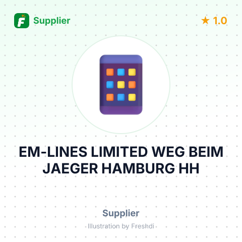 EM-LINES LIMITED WEG BEIM JAEGER HAMBURG HH – summary card, no photo uploaded yet