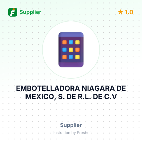 EMBOTELLADORA NIAGARA DE MEXICO, S. DE R.L. DE C.V – summary card, no photo uploaded yet