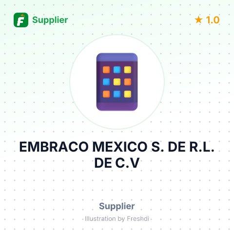 EMBRACO MEXICO S. DE R.L. DE C.V – summary card, no photo uploaded yet