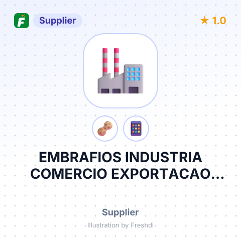 EMBRAFIOS INDUSTRIA COMERCIO EXPORTACAO LTDA – summary card, no photo uploaded yet