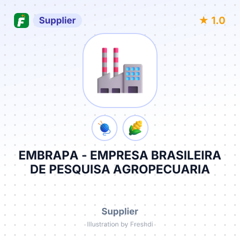 EMBRAPA - EMPRESA BRASILEIRA DE PESQUISA AGROPECUARIA – summary card, no photo uploaded yet