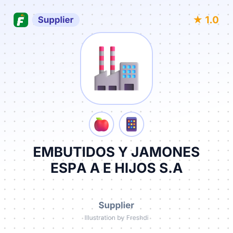 EMBUTIDOS Y JAMONES ESPA A E HIJOS S.A – summary card, no photo uploaded yet