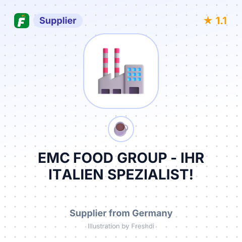 EMC FOOD GROUP - IHR ITALIEN SPEZIALIST! – summary card, no photo uploaded yet