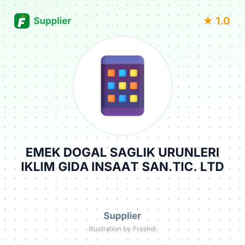 EMEK DOGAL SAGLIK URUNLERI IKLIM GIDA INSAAT SAN.TIC. LTD – summary card, no photo uploaded yet