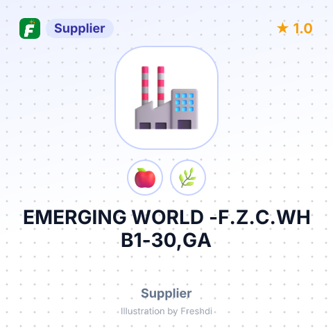 EMERGING WORLD -F.Z.C.WH B1-30,GA – summary card, no photo uploaded yet