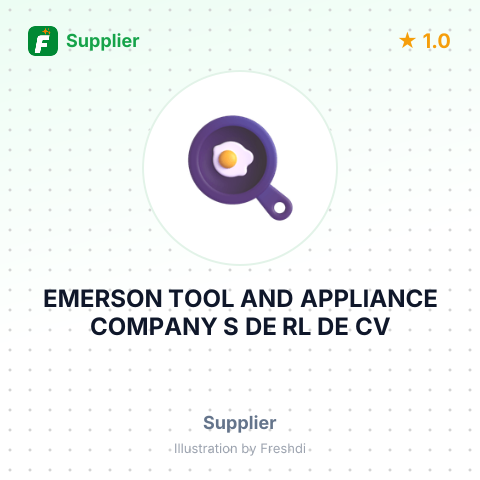 EMERSON TOOL AND APPLIANCE COMPANY S DE RL DE CV – summary card, no photo uploaded yet