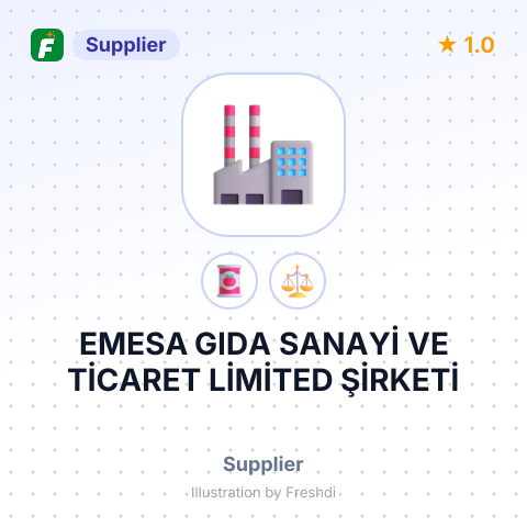EMESA GIDA SANAYİ VE TİCARET LİMİTED ŞİRKETİ – summary card, no photo uploaded yet