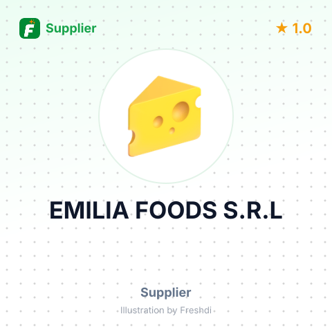 EMILIA FOODS S.R.L – summary card, no photo uploaded yet