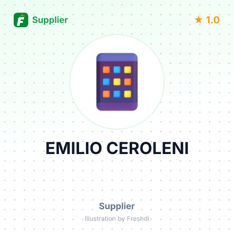 EMILIO CEROLENI – summary card, no photo uploaded yet