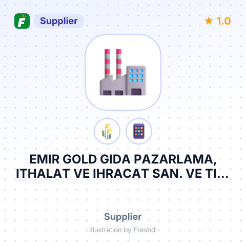 EMIR GOLD GIDA PAZARLAMA, ITHALAT VE IHRACAT SAN. VE TIC. LTD – summary card, no photo uploaded yet