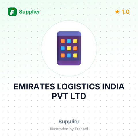EMIRATES LOGISTICS INDIA PVT LTD – summary card, no photo uploaded yet