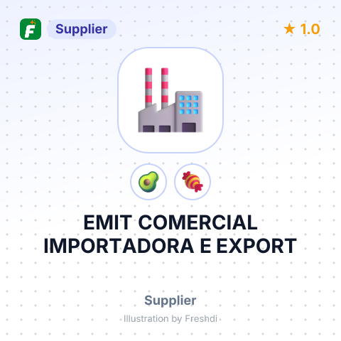 EMIT COMERCIAL IMPORTADORA E EXPORT – summary card, no photo uploaded yet