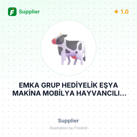EMKA GRUP HEDİYELİK EŞYA MAKİNA MOBİLYA HAYVANCILIK PAZARLAMA İTHALAT İHRACAT DIŞ TİCARET LİMİTED ŞİRKETİ – summary card, no photo uploaded yet