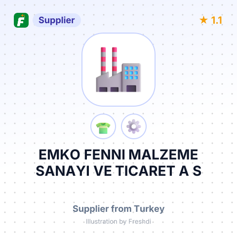 EMKO FENNI MALZEME SANAYI VE TICARET A S – summary card, no photo uploaded yet