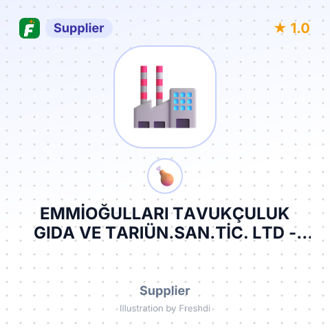 EMMİOĞULLARI TAVUKÇULUK GIDA VE TARIÜN.SAN.TİC. LTD – summary card, no photo uploaded yet