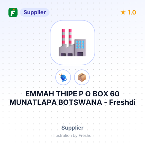 EMMAH THIPE P O BOX 60 MUNATLAPA BOTSWANA – summary card, no photo uploaded yet