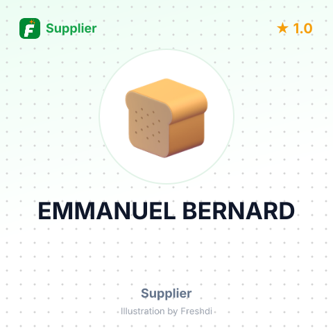 EMMANUEL BERNARD – summary card, no photo uploaded yet