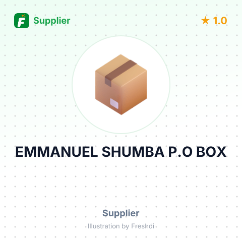 EMMANUEL SHUMBA P.O BOX – summary card, no photo uploaded yet