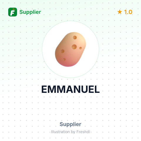 EMMANUEL – summary card, no photo uploaded yet