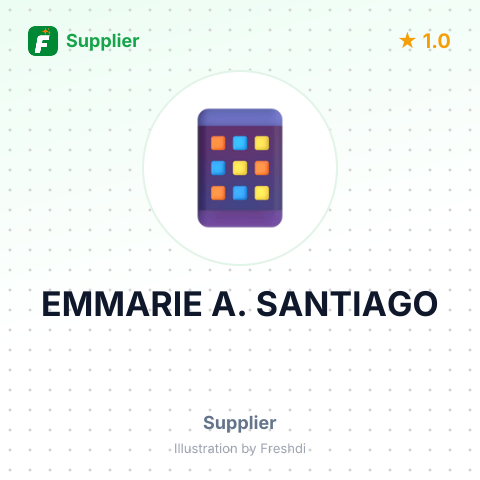 EMMARIE A. SANTIAGO – summary card, no photo uploaded yet