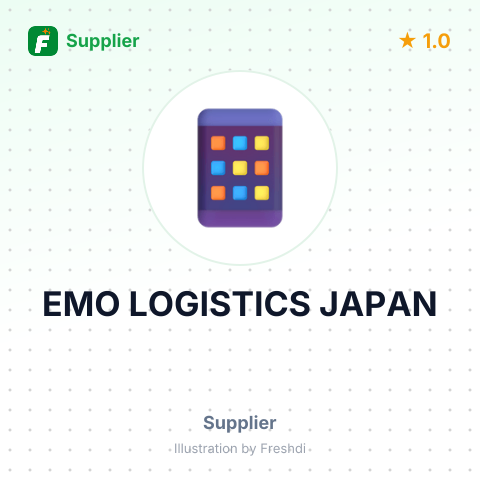 EMO LOGISTICS JAPAN – summary card, no photo uploaded yet