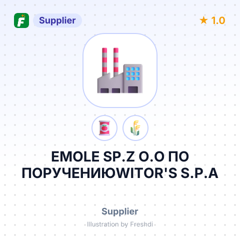 EMOLE SP.Z O.O ПО ПОРУЧЕНИЮWITOR'S S.P.A – summary card, no photo uploaded yet